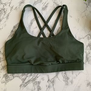 Lululemon Energy Bra Green